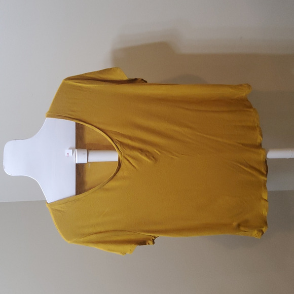 Aeropostale Seriously Soft Perfect V Neck Tee Size XL Gold - Picture 4 of 6